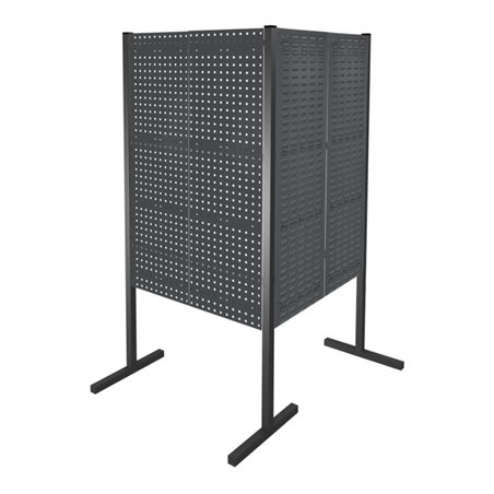 Kappes Trennwand RasterPlan Doppelfeld 90° H1500 mm RAL 7016 2 LP 2 SP