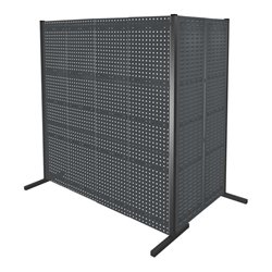 Kappes Trennwand RasterPlan Doppelfeld 90° H2000 mm RAL 7016 3 LP 3 SP