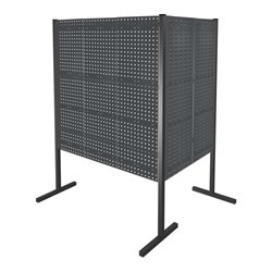 Kappes Trennwand RasterPlan Doppelfeld 90° H1500 mm RAL 7016 3 LP 2 SP