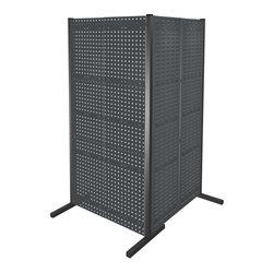 Kappes Trennwand RasterPlan Doppelfeld 90° H2000 mm RAL 7016 2 LP 2 SP