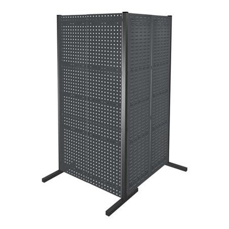 Kappes Trennwand RasterPlan Doppelfeld 90° H2000 mm RAL 7016 2 LP 2 SP