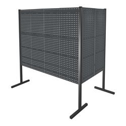 Kappes Trennwand RasterPlan Doppelfeld 90° H1500 mm RAL 7016 3 LP 3 SP