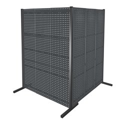 Kappes Trennwand RasterPlan Doppelfeld 90° H2000 mm RAL 7016 4 LP 2 SP