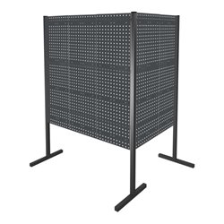 Kappes Trennwand RasterPlan Doppelfeld 90° H1500 mm RAL 7016 5 LP