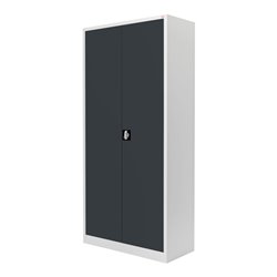 STIER Universalschrank mit 4 Fachböden 1950x920x420mm anthrazitgrau verschweißt