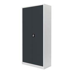 STIER Universalschrank mit 4 Fachböden 1800x800x380mm anthrazitgrau verschweißt