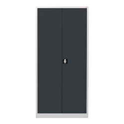 STIER Universalschrank mit 4 Fachböden 1800x800x380mm anthrazitgrau verschweißt