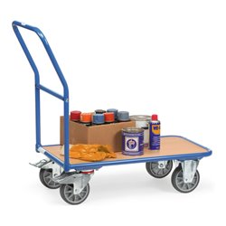 fetra Magazinwagen 2100, Tragkraft 400kg, TPE-Reifen, 1 Schiebebügel