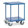fetra Tischwagen 2496B mit Stahlblech-Plattformen - Tragkraft 500kg TPE-Reifen