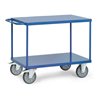 fetra Tischwagen 2401B mit Stahlblech-Plattformen - Tragkraft 600kg TPE-Reifen
