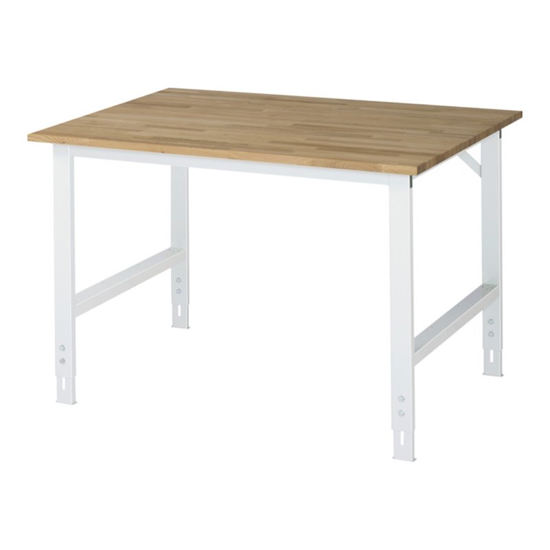 Rau Arbeitstisch Buche BxTxH 1250x1000x760-1080mm