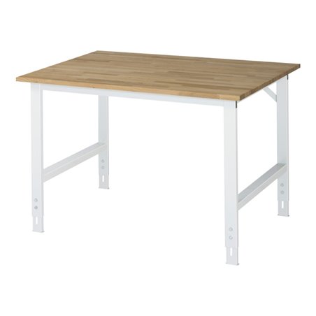 Rau Arbeitstisch Buche BxTxH 1250x1000x760-1080mm