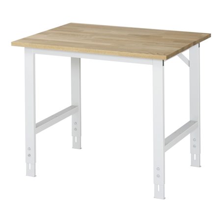 Rau Arbeitstisch Buche BxTxH 1000x800x760-1080mm
