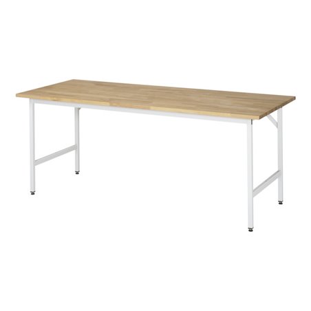 Rau Arbeitstisch Buche BxTxH 2000x800x800-850mm