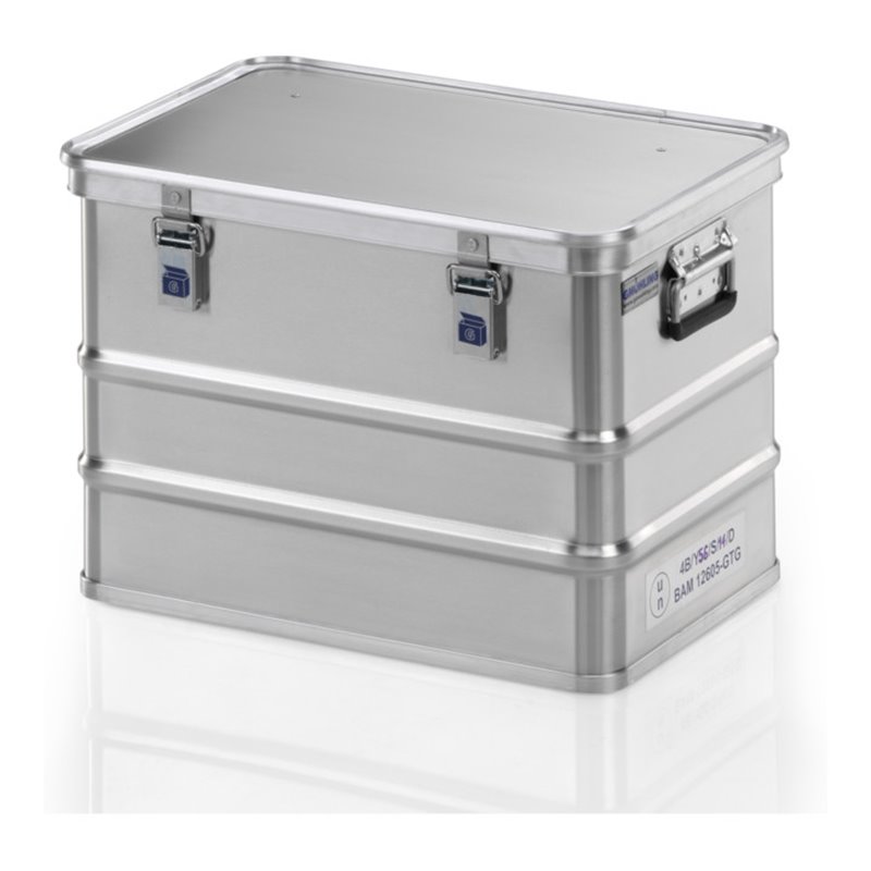 Gmöhling Transportkiste A1589 Gefahrgutzulassung UN 4B Volumen 73l Aluminium