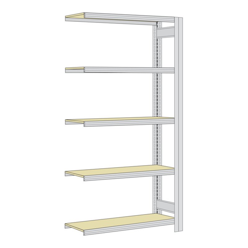 Regalwerk BERT Großfachregal Anbaufeld HxBxT 2000x1005x600mm