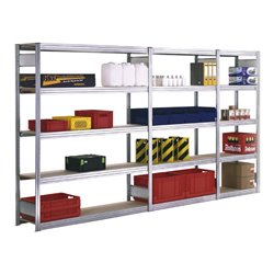 Regalwerk BERT Großfachregal Anbaufeld HxBxT 3000x1005x500mm