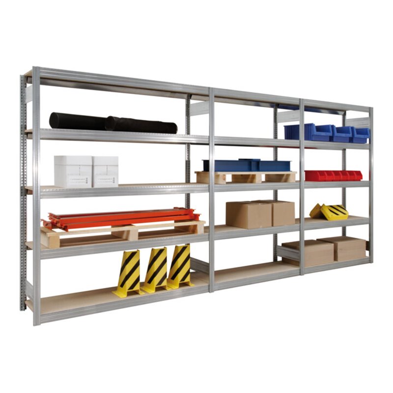 Regalwerk BERT Großfachregal Anbaufeld HxBxT 2500x1695x300mm