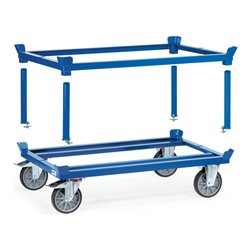 fetra Paletten-Fahrgestell 22802 - Ladefläche 1210x1010mm TPE-Reifen