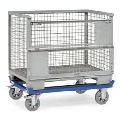 fetra Paletten-Fahrgestell 22810 - Ladefläche 1010x810mm Elastic-Reifen