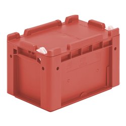 Bito Eurostapelbehälter XL mit Deckel und Verschluss XL 32171ASDV L300xB200xH188 mm, rot