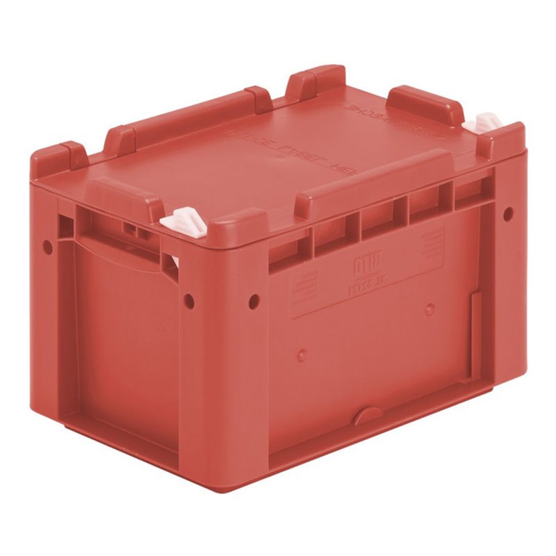 Bito Eurostapelbehälter XL mit Deckel und Verschluss XL 32171ASDV L300xB200xH188 mm, rot