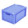 Bito Eurostapelbehälter XL mit Deckel und Verschluss XL 64271ASDV L600xB400xH288 mm, blau