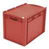 Bito Eurostapelbehälter XL mit Deckel und Verschluss XL 64421ASDV L600xB400xH438 mm, rot