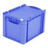 Bito Eurostapelbehälter XL mit Deckel und Verschluss XL 43271ASDV L400xB300xH288 mm, blau
