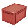 Bito Eurostapelbehälter XL mit Deckel und Verschluss XL 64321ASDV L600xB400xH338 mm, rot