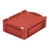 Bito Eurostapelbehälter XL mit Deckel und Verschluss XL 43121ASDV L400xB300xH138 mm, rot