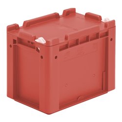 Bito Eurostapelbehälter XL mit Deckel und Verschluss XL 32221ASDV L300xB200xH238 mm, rot