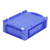 Bito Eurostapelbehälter XL mit Deckel und Verschluss XL 43121ASDV L400xB300xH138 mm, blau