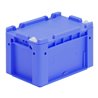 Bito Eurostapelbehälter XL mit Deckel und Verschluss XL 32171ASDV L300xB200xH188 mm, blau