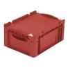 Bito Eurostapelbehälter XL mit Deckel und Verschluss XL 43171ASDV L400xB300xH188 mm, rot