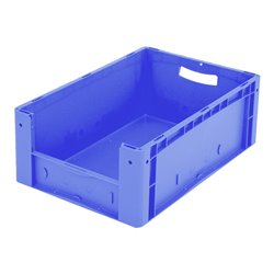 Bito Eurostapelbehälter XL Set / XL 64224 L600xB400xH220 mm, blau Etikett
