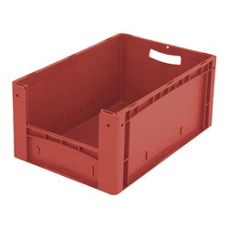 Bito Eurostapelbehälter XL Set / XL 64274 L600xB400xH270 mm, rot Etikett