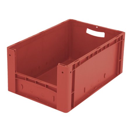 Bito Eurostapelbehälter XL Set / XL 64274 L600xB400xH270 mm, rot Etikett