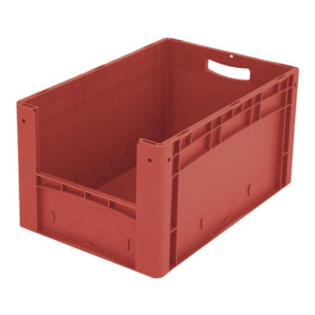Bito Eurostapelbehälter XL Set / XL 64324 L600xB400xH320 mm, rot Etikett