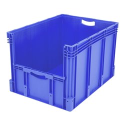 Bito Eurostapelbehälter XL Set / XL 86524 L800xB600xH520 mm, blau Etikett
