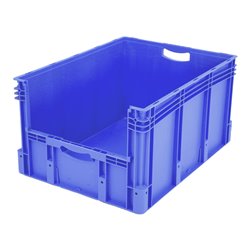 Bito Eurostapelbehälter XL Set / XL 86424 L800xB600xH420 mm, blau Etikett