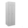 STIER Garderobenspind 2 Abteile 1800x590x500mm lichtgrau