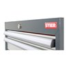 STIER Schubladenschrank mit 6 Schubladen BxTxH 600x575x920 mm RAL 7016 / RAL 7035