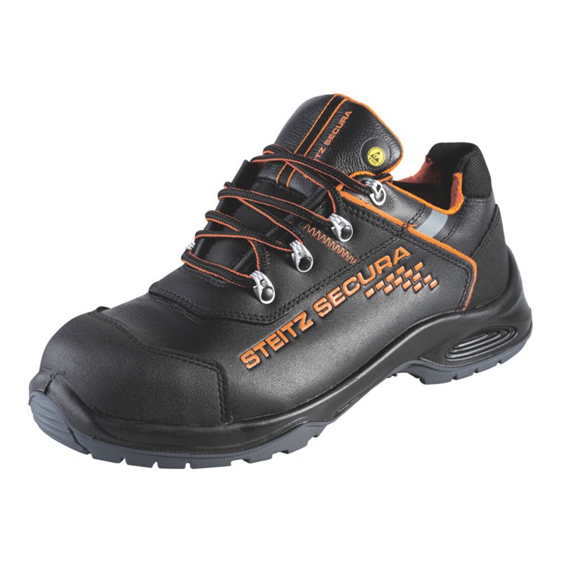 STEITZ SECURA Halbschuh schwarz/orange VX 7500, S3 XB