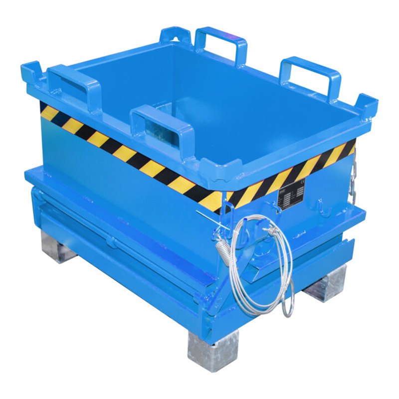 Bauer Südlohn Mini-Klappbodenbehälter MSB 150, lackiert, Lichtblau