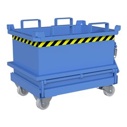 Bauer Südlohn Mini-Klappbodenbehälter MSB 150, lackiert, Lichtblau