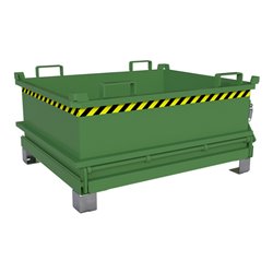 Bauer Südlohn Mini-Klappbodenbehälter MSB 400, lackiert, Resedagrün