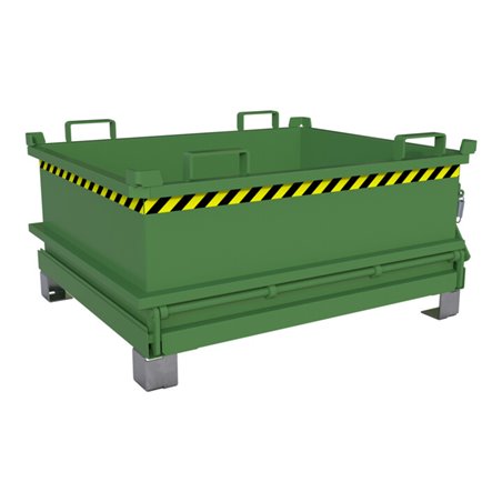 Bauer Südlohn Mini-Klappbodenbehälter MSB 400, lackiert, Resedagrün