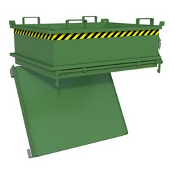 Bauer Südlohn Mini-Klappbodenbehälter MSB 400, lackiert, Resedagrün