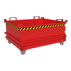 Bauer Südlohn Mini-Klappbodenbehälter MSB 400, lackiert, Feuerrot